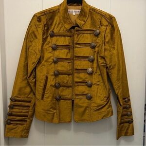 Free People Gold Utility Jacket